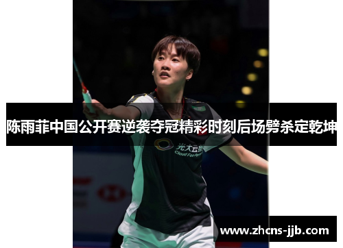 陈雨菲中国公开赛逆袭夺冠精彩时刻后场劈杀定乾坤